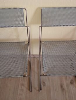 2 Metall Stühle ,Nuova X-Line Omli Stühle(Niels Jørgen Haugesen für Magis) - Berlin Spandau