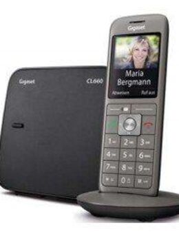 Gigaset CL660 Schnurloses DECT-Telefon (Mobilteile: 1, Weckfunktion, Freisprechen)