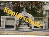Alte Ansichtskarte „Leipzig, Märchenbrunnen am Thomasring“, gelaufen 1908 - Landsberg