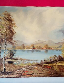 Bild "Landschafts-Panorama" ohne Bilder-Rahmen 70 x 50 cm - Simbach (Inn)