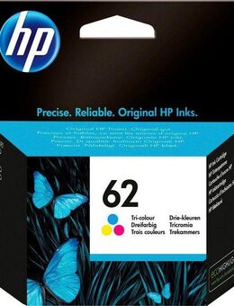 HP 62 Tintenpatrone (original Druckerpatrone 62 cyan/magenta/gelb)