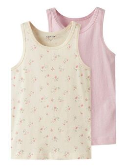 Name It Unterhemd NMFTANK TOP 2P FLOWER NOOS (Packung, 2-St)