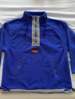Fleece Pullover Gr. 128/134 blau - UNGETRAGEN - Wuppertal