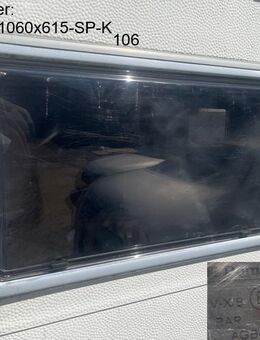 Knaus Azur Wohnwagenfenster ca 106 x 61,5 Dometic V-X/B 43P 001748 RAR S Q PMMA AGB4201000X0550 Sonderpreis (Kratzer) zB 590 BJ 98 gebr. - Schotten Zentrum