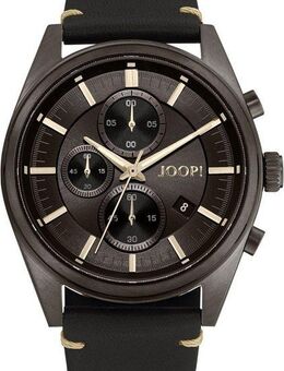 JOOP! Chronograph 2034581, Armbanduhr, Quarzuhr, Herrenuhr, Stoppfunktion, Lederarmband