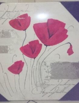 NEU VERPACKT Leinwandbild Mohnblumen 60x60 cm - Dorsten