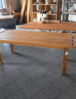 Esstisch mit Ansteckplatten massiv recycelt Teakholz Massivholz Tisch Küchentisch - Duisburg