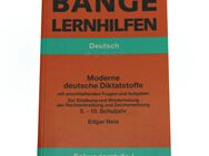 Buch: Moderne deutsche Diktatstoffe - Sekundarstufe I (5.-10- Schuljahr) von Edgar Neis - Bochum Wattenscheid