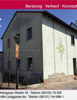 Ehemaliges charmantes Weingut in Hallgarten: 1-2 Familienhaus mit Lagerfläche und großem Innenhof - Oestrich-Winkel
