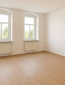 Frisch renovierte Wohnung mit Einbauküche, Internet und Gartenzugang - Chemnitz