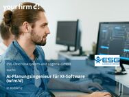 AI-Planungsingenieur für KI-Software (w/m/d) - Koblenz