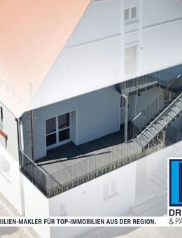 Großzügige 4-Zi-Whg mit Balkon und Einbauküche in frisch saniertem Stadthaus - Vohburg (Donau)