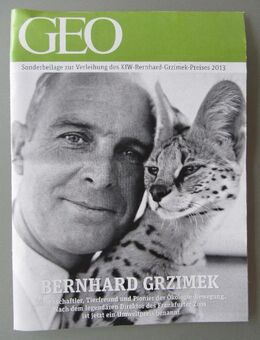 GEO Sonderbeilagezur Verleihung des KfW-Bernhard-Grzimek-Preises 2013 - Münster