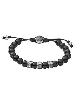 Diesel Armband Schmuck Edelstahl Armschmuck Beadarmband, mit Achat