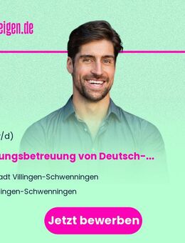 Prüfungsbetreuung von Deutsch- und Einbürgerungsprüfungen (m/w/d) - Villingen-Schwenningen