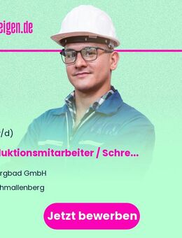 Produktionsmitarbeiter / Schreiner / Oberflächenbearbeitung (m/w/d) - Schmallenberg