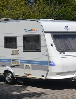 Hobby De Luxe 440 mit Vorzelt, Mover, Fahrradträger und 100 km/h. - Nürnberg