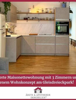 Möblierte Maisonettewohnung mit 3 Zimmern und offenem Wohnkonzept am Gleisdreieckpark! - Berlin
