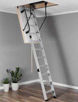 Alu Dachbodentreppe Bodentreppe Speichertreppe wärmegedämmt U Wert U = 0,85 W/m²k Auswahl der Maße - Wuppertal