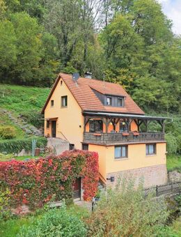 Charmantes Einfamilienhaus in Alleinlage mit Bachlauf und traumhafter Aussicht - Amorbach
