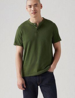 Levi's® Henleyshirt mit Logo Stickerei