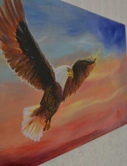 Leinwand,Wandbild,Bild,Malerei,Adler - Celle