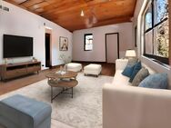 Teilrenovierte Wohnung mit Terrasse im 1. Stock in Alt-Seckbach - Frankfurt (Main)