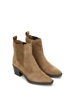Marc O'Polo LUNA Westernstiefelette Chelseaboots, Blockabsatz, mit Reißverschluss und Elastikeinsätze