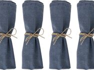 LAURA ASHLEY Stoffserviette Wild Clematis, unifarben, (Set, 4 St), 45x45 cm