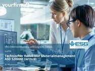 Technischer Redakteur Materialmanagement ASD S2000M (w/m/d) - Wunstorf