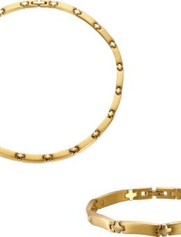 Firetti Schmuckset Mulitpack Schmuck Geschenk Edelstahl Halskette Armband (Set, 2-tlg)