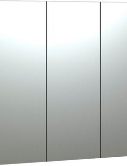 welltime Spiegelschrank Amrum (1-St) 3-Türiger Badspiegel mit Stauraum - Maße (B/T/H) 90/20/80 cm