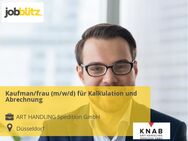 Kaufman/frau (m/w/d) für Kalkulation und Abrechnung - Düsseldorf