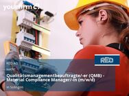 Qualitätsmanagementbeauftragte/-er (QMB) - Material Compliance Manager/-in (m/w/d) - Solingen (Klingenstadt)