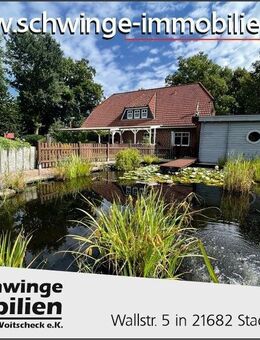 SCHWINGE IMMOBILIEN Stade: Familienhaus mit Sauna und sehr schöner Gartenanlage! - Estorf (Landkreis Stade)