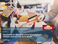 Verkäufer/in Bäckerei (m/w/d) in Vollzeit, Teilzeit und auf 538 Euro-Basis - Solingen (Klingenstadt)