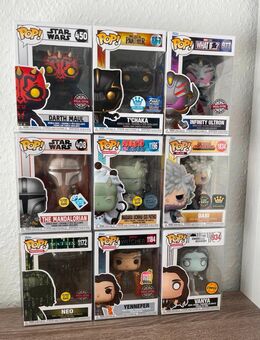 Funko Pop! Sammlung / Chase / Star Wars / Anime / Marvel / The Witcher / Matrix / Vanja / MY Hero Academia / NEU - Ahlen
