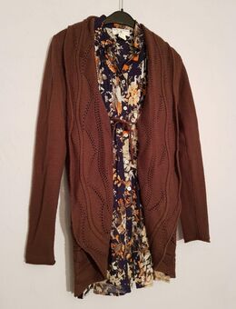 Strickjacke braun Gr. 36 Anna Field Übergangsjacke Jacke lang Strick - Essen
