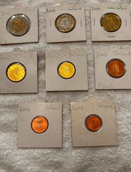 Euro Münzen Satz Irland 2002 original / Prägeglanz - Erding