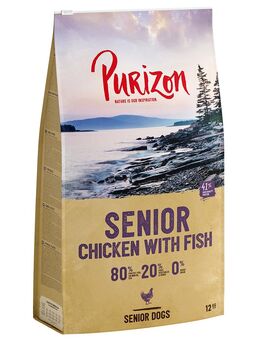Purizon Senior Huhn mit Fisch - getreidefrei - 12 kg
