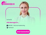 HSE Manager:in (m/w/d) - Bamberg