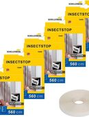 SCHELLENBERG Klett-Klebeband Insektenschutzzubehör, Befestigungsband für Polyester-Fliegengitter (Packung, 5-St) semi-transparent, 5,6 m, in unterschiedlichen Sets erhältlich in 00000