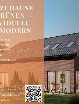 Neubau!! Doppelhaushälfte mit großzügigem Garten und idealer Lage für Familien - Deinste