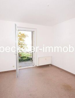 Begrünte, sehr gepflegte Wohnanlage und großer Balkon! - Lucka