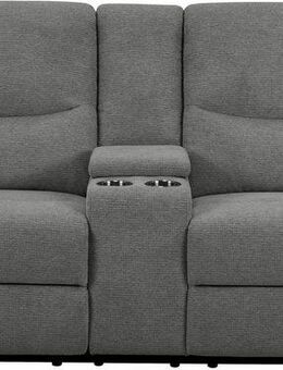 Home affaire 2-Sitzer ODILON, 2er-Kinosofa, TV-Sessel, Mulitmedia-Sofa, Struktur, USB A/C, Relaxfunktion manuell u. elektrisch, Getränkehalter, Staufach