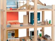 Small Foot Puppenhaus Natur mit Möbeln