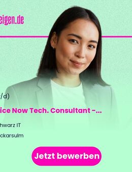 Service Now Tech. Consultant - Event Management (m/w/d) - Neckarsulm
