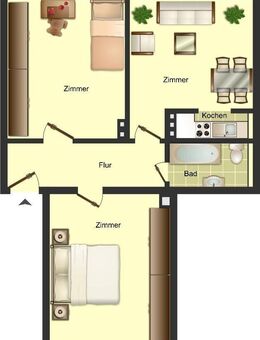 2 Zimmer-Wohnung in Solingen Mitte - Solingen (Klingenstadt)