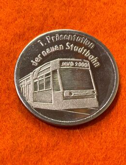 Medaille Mannheimer Stadtfest 1994 Präsentation neue Stadtbahn - Mannheim