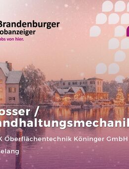 Schlosser / Instandhaltungsmechaniker (m/w/d) - Brieselang